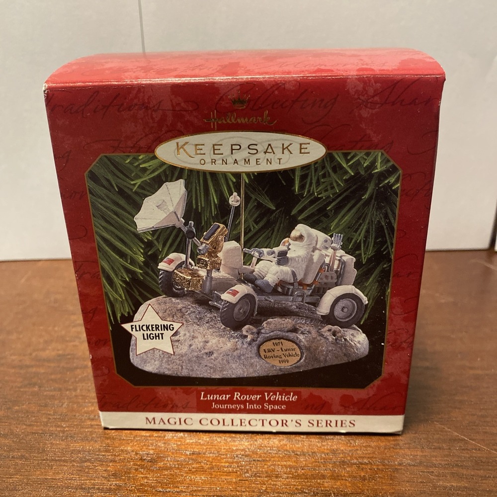 VTG Hallmark Keepsake Lunar Rover Vehicle Journey Into Space 1999 Ornament Magic